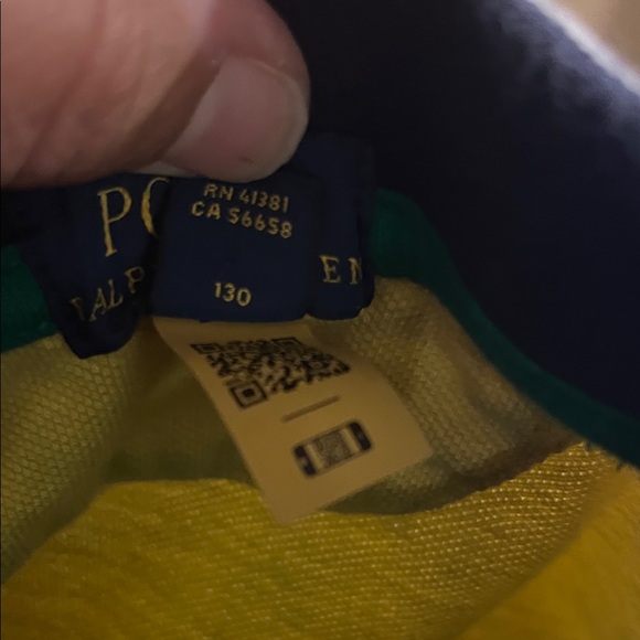 3 Polo by Ralph Lauren SS KC-KNIT SHIRTS-POLO SHIRT POLO boys Size 7 - Picture 10 of 15